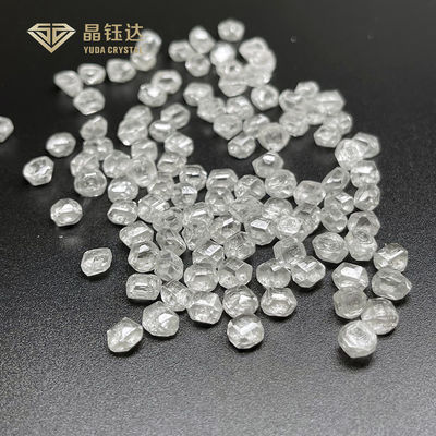 100% Real And Hardness 10 Mohs 1 Carat HPHT Lab Made Uncut Rough White Lab Diamond