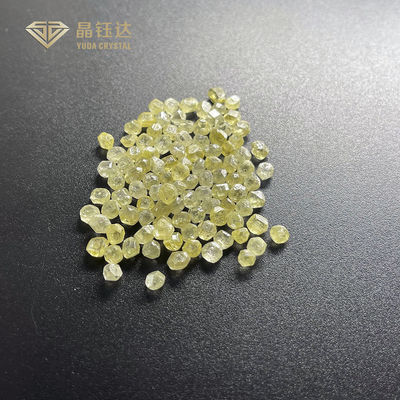 3mm 4mm Yellow HPHT Lab Grown Colored Diamonds For Fancy Melee Diamonds