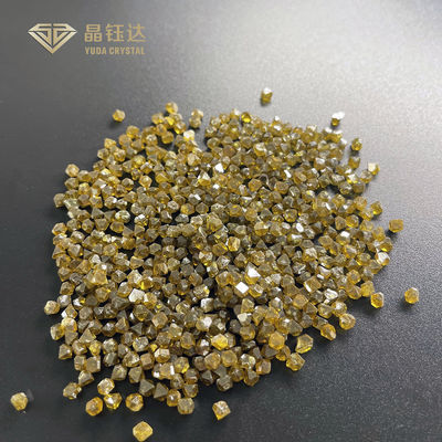 Yellow 3.4mm HPHT Synthetic Single Crystal Diamonds Industrial Applications
