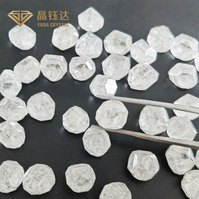 White Raw HPHT Synthetic Diamond Uncut Lab Grown Diamond Rough