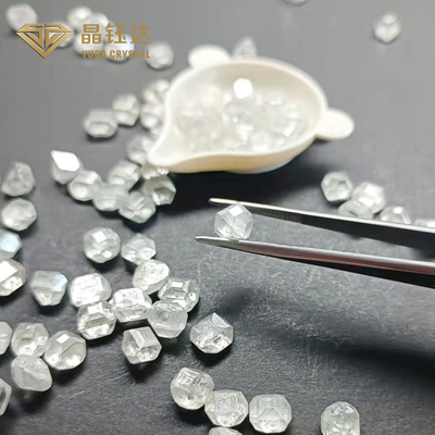 Rectangular DEF Color 8.0 9.0 Carat HPHT Rough Diamonds For Enagement Ring