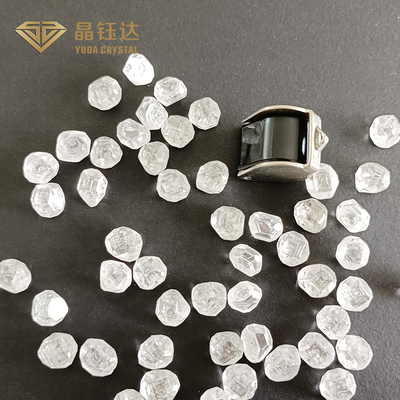 High Clarity Lab Grown HPHT White Rough Diamond Big Size