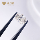 HPHT White Color Oval Polished Loose Lab Created Diamonds For Jewelry