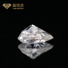 Pear Cut White Color Polished Lab Created Diamond Loose Gemstones For Jewelry