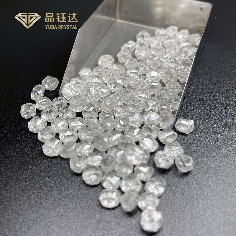 0.1Ct To 20Ct HPHT Treated Diamonds CVD Uncut Lab Grown Synthetic Diamonds