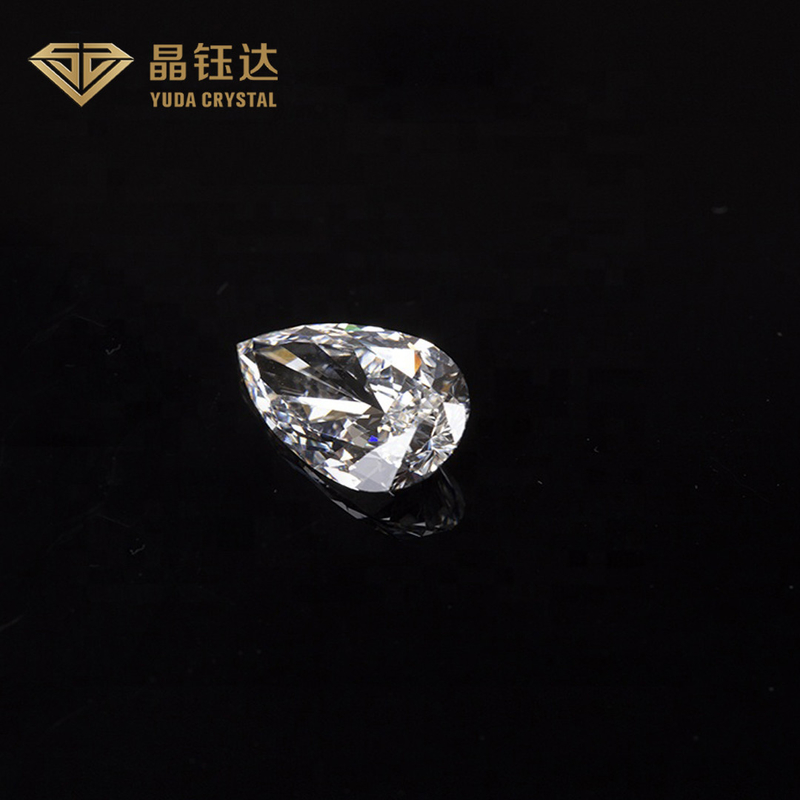 VVS VS Clarity DEF Color Lab Grown White Loose Diamond Pear Cut Diamond