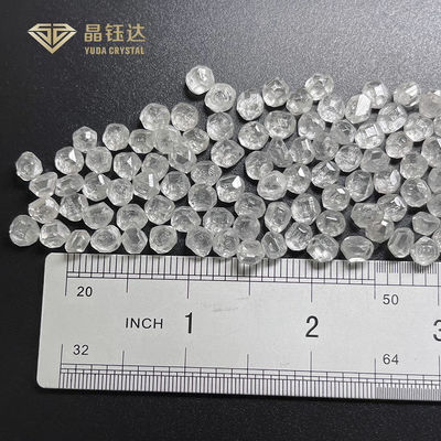 100% Real And Hardness 10 Mohs 1 Carat HPHT Lab Made Uncut Rough White Lab Diamond