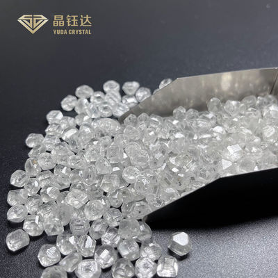 Yuda Crystal 3.0 - 4.0 ct White VVS VS HPHT Rough Uncut Diamonds Artificial Lab Created Diamonds