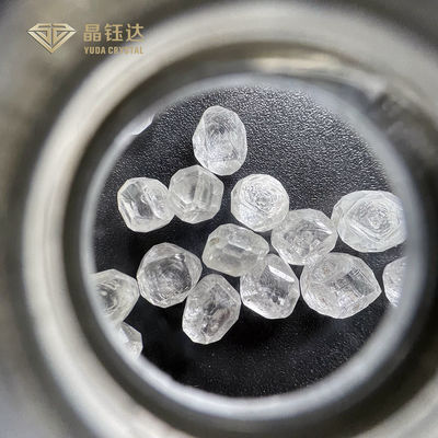 Yuda Crystal 3.0 - 4.0 ct White VVS VS HPHT Rough Uncut Diamonds Artificial Lab Created Diamonds
