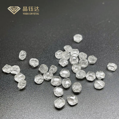 Yuda Crystal 3.0 - 4.0 ct White VVS VS HPHT Rough Uncut Diamonds Artificial Lab Created Diamonds
