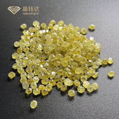 3mm 4mm Yellow HPHT Lab Grown Colored Diamonds For Fancy Melee Diamonds