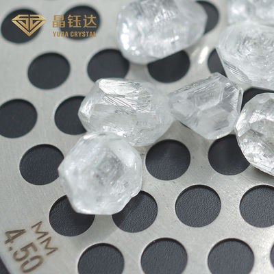 Rectangle DEF Color VS Clarity 3-16ct HPHT Rough Diamonds For Jewelry