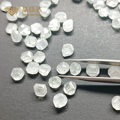 Rectangular DEF Color 8.0 9.0 Carat HPHT Rough Diamonds For Enagement Ring