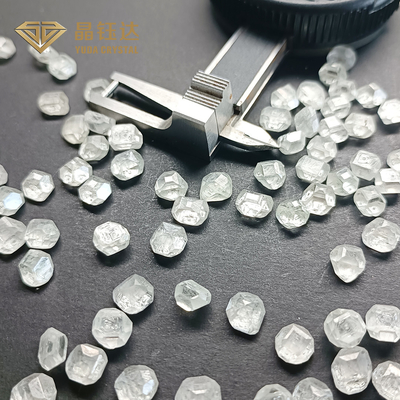 Rectangular DEF Color 8.0 9.0 Carat HPHT Rough Diamonds For Enagement Ring