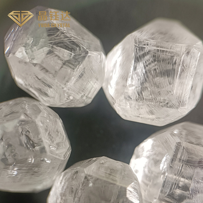 Round HPHT Rough Diamonds 8.0ct Lab Grown Diamonds White Color VVS VS