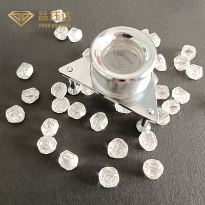 Square 6mm To 8mm DEF Color HPHT Diamond Chemical Vapor Deposition