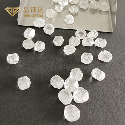 Transparent Clear Lab Grown HPHT Loose Rough Diamonds