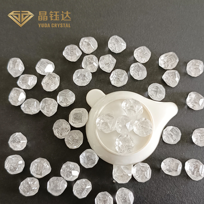 Rectangular 7mm 9mm DEF Color HPHT Rough Raw Diamond For Ring