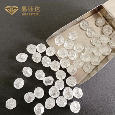 4-15 Carat EFG VVS VS HPHT Single Crystal Diamonds For Artificial Jewellery Material