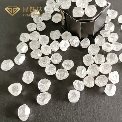 HPHT Lab Created Diamonds Uncut Stones Natural Loose Diamond Square Shape