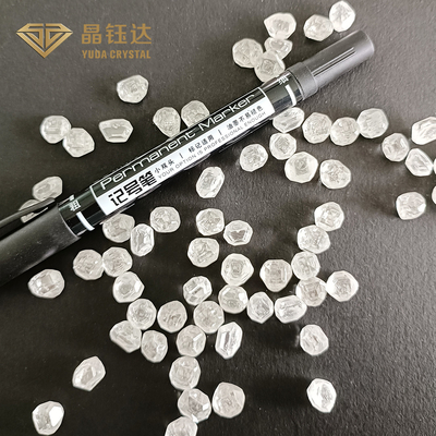 Yuda Crystal Factory Grown Diamonds HPHT 2 Ct 3 Ct Lab Created Diamond For Bracelet