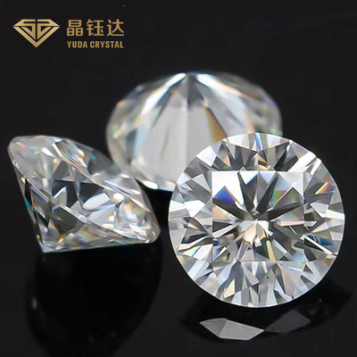 Synthetic HPHT 1ct 2ct Round Excellent VS Lab Made Diamond For Jewelry